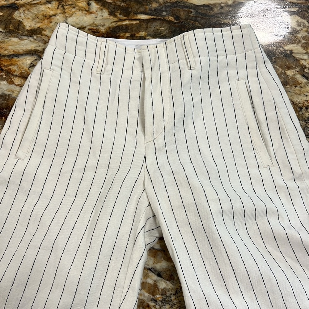 Rag And Bone Dylan Pant In White Stripe Size 00 - image 2